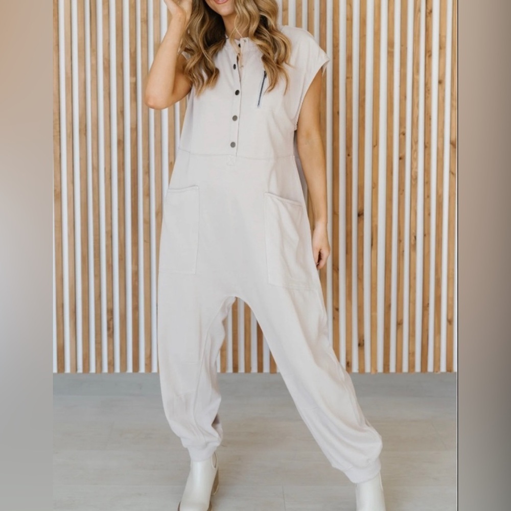 NWOT Free People Pull It Together Jumpsuit - Picture 2 of 12